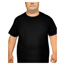 Чоловіча футболка батал чорна 3XL-4XL-5XL Oztas Бавовна A-1037