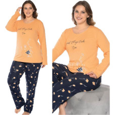 Жіноча піжама Великий розмір 2XL-3XL-4XL бавовна Rubina 4917